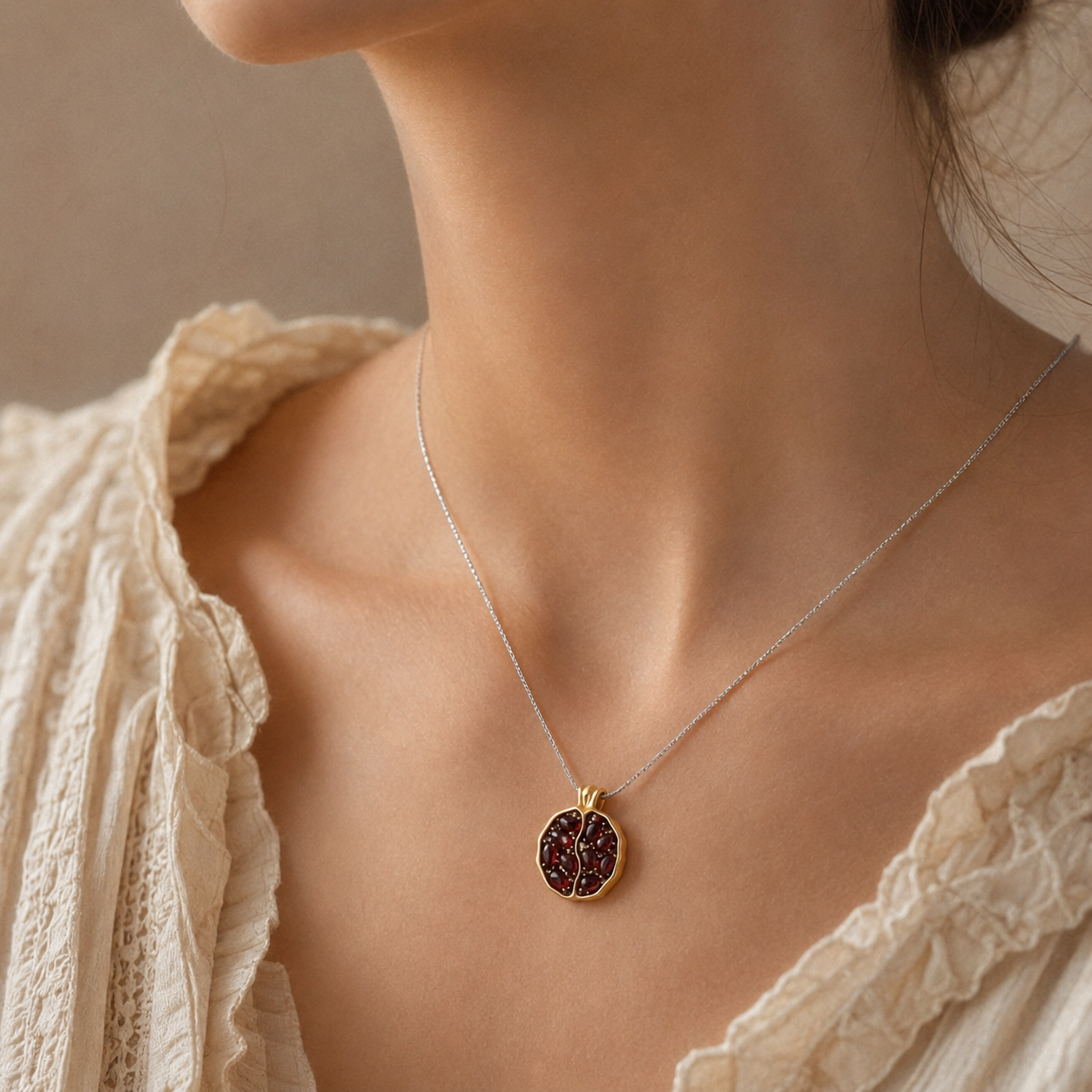 Pomegranate Premium Necklace